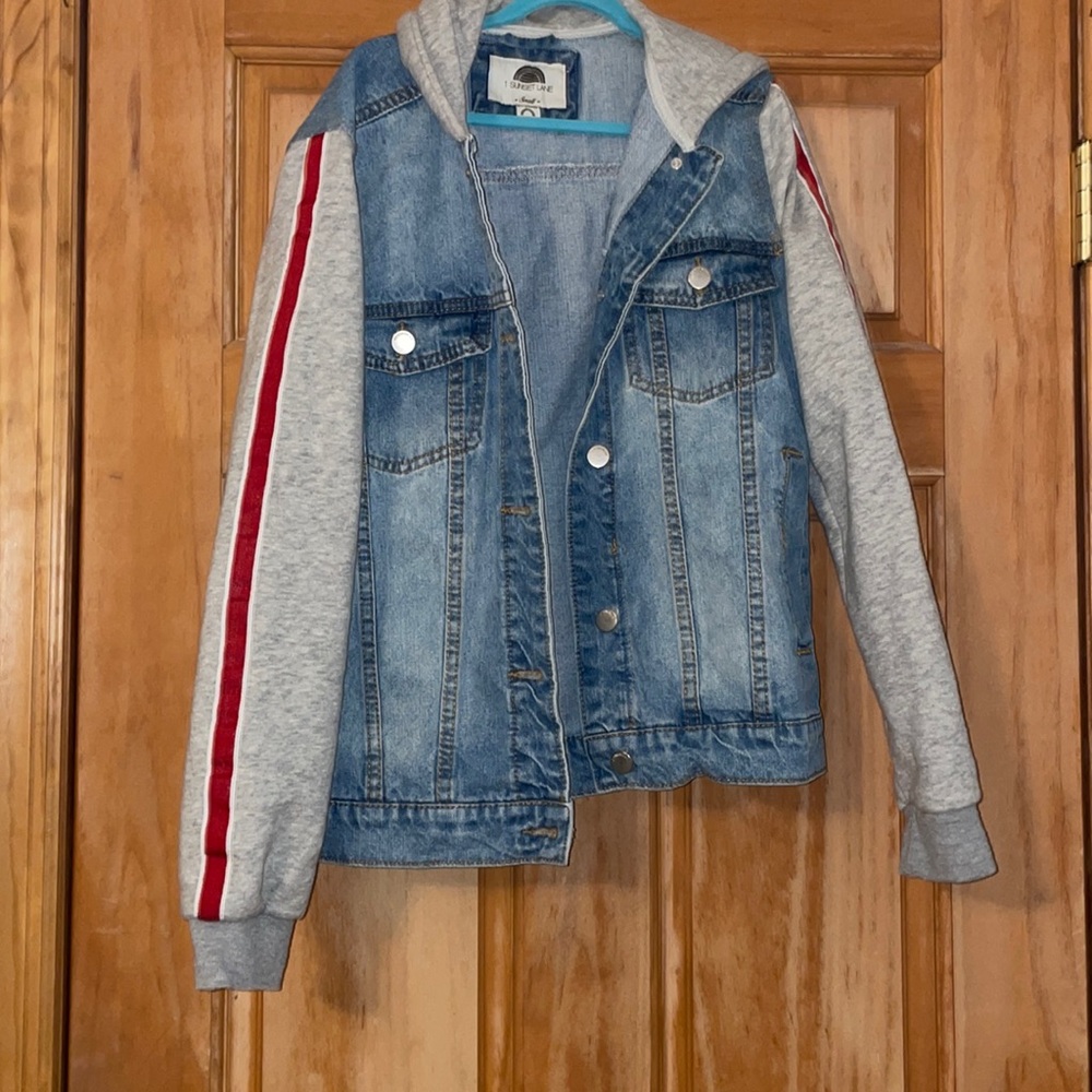 Denim Hooded Jacket